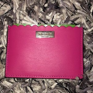 Kate Spade brand new bright pink card case